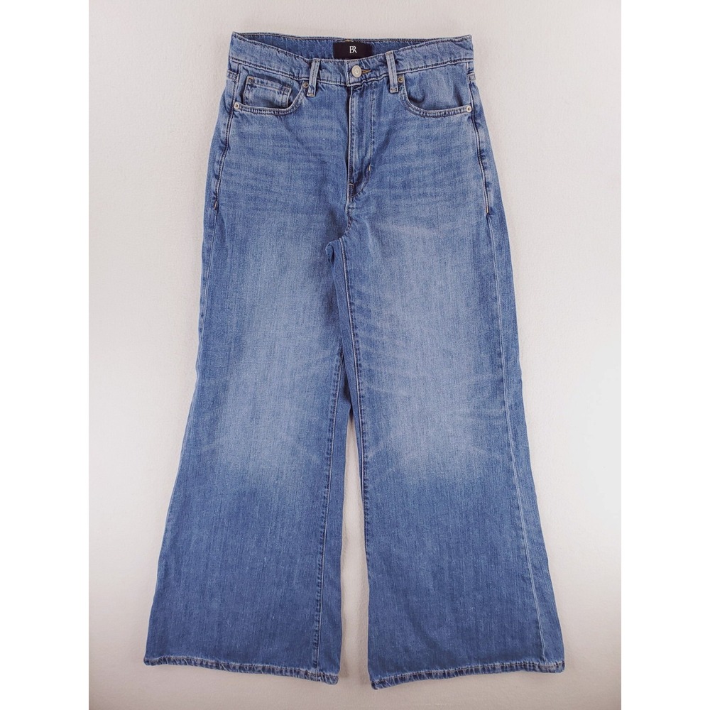 Banana Republic Jeans Womens 28 Wide Leg Flared Y2K Skater Grunge 90s Denim Pant